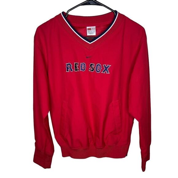 Y2K Nike Center Swoosh Windbreaker Pullover Womens Small - Picture 1 of 5